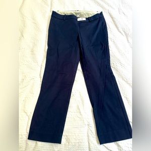 J. Crew pixie pants. Navy blue. Size 8. New with tags.